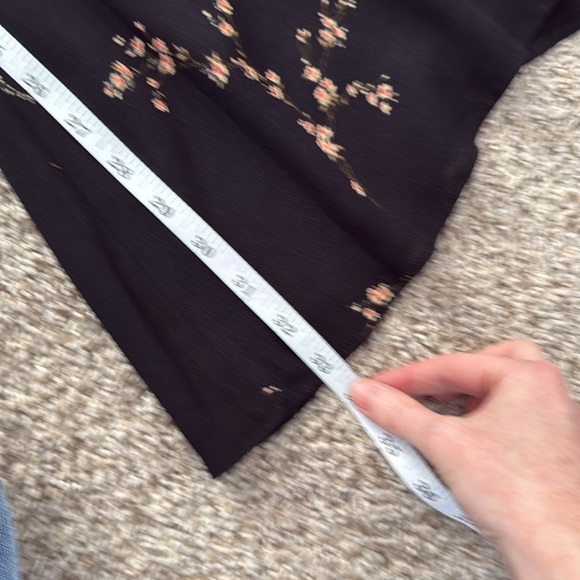 Black and Floral Reformation Dress size 2 - Picture 10 of 13